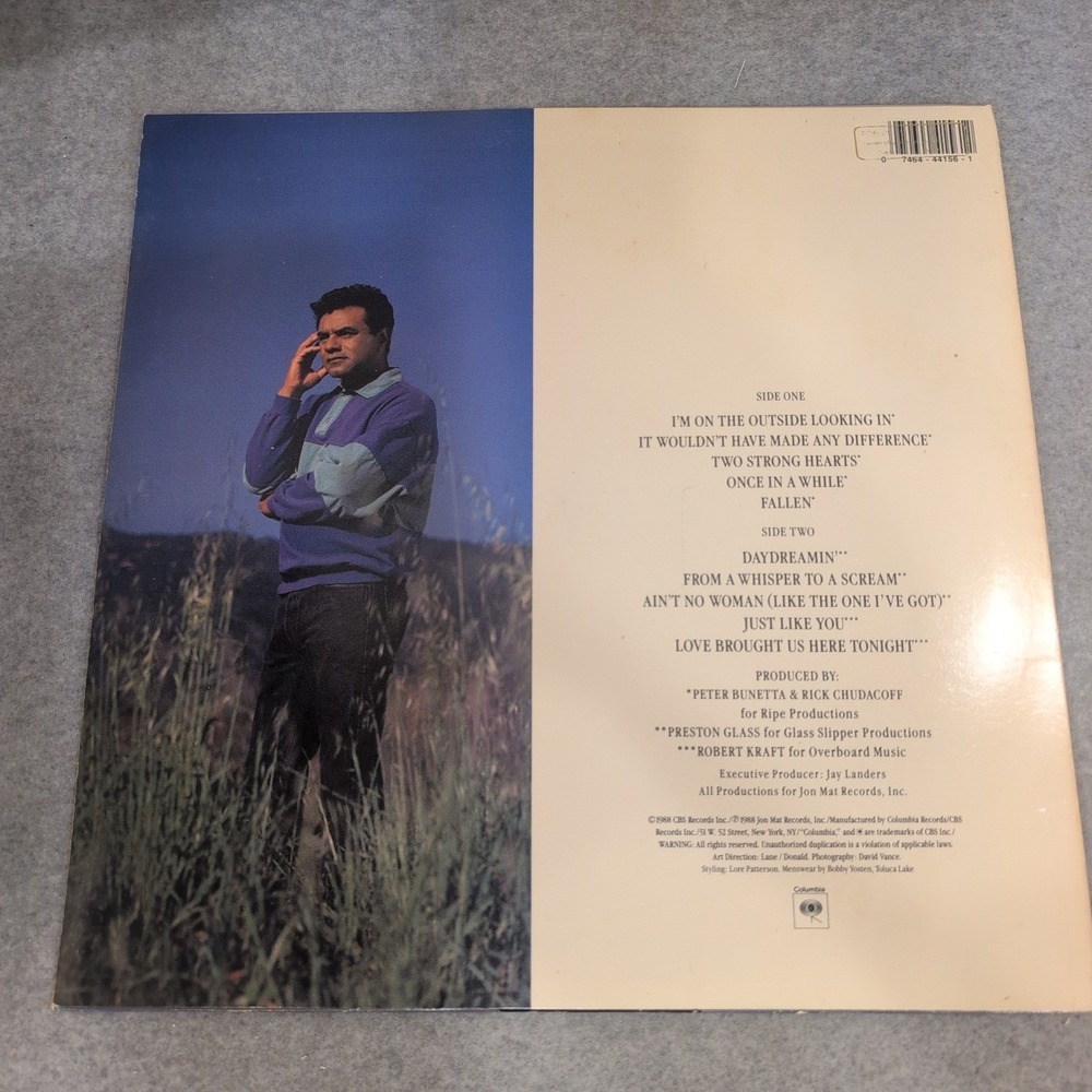 Johnny Mathis Once in a While Vinyl LP 1988 Columbia C 44156 Pop Vocal Record - Picture 2 of 7